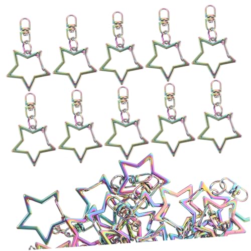 HIAKDOFT 30 Stück Teiliges DIY Schlüsselanhänger mit Sternförmigen Karabinerverschlüssen Langlebige Einfache Montage Vielseitig für Schmuck Taschen und DIY Projekte Geeignet HIAKDOFT 30 Stück Teiliges DIY Schlüsselanhänger mit Sternförmigen Karabinerverschlüssen Langlebige Einfache Montage Vielseitig für Schmuck Taschen und DIY Projekte Geeignet von HIAKDOFT