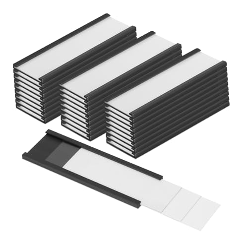 HIAKDOFT 30 Stück Teiliges Förmiges Magnetisches Label Holder für Lagerregale Türbeschriftung Namensschild Organizer Robust und Vielseitig für Büro und Werkstatt HIAKDOFT 30 Stück Teiliges Förmiges Magnetisches Label Holder für Lagerregale Türbeschriftung Namensschild Organizer Robust und Vielseitig für Büro und Werkstatt von HIAKDOFT