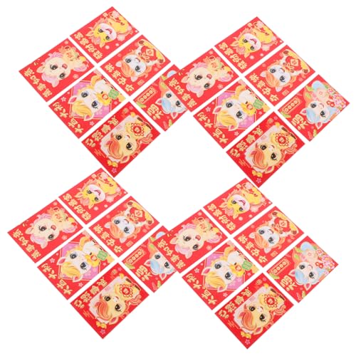 HIAKDOFT 300 Stück Jahr Des Pferdes Rote Umschläge mit Geprägtem Muster Chinesische Neujahrsumschläge für Geldgeschenke Traditionelle Lunar Envelopes für Frühlingsfest Hochzeit Geburtstag HIAKDOFT 300 Stück Jahr Des Pferdes Rote Umschläge mit Geprägtem Muster Chinesische Neujahrsumschläge für Geldgeschenke Traditionelle Lunar Envelopes für Frühlingsfest Hochzeit Geburtstag von HIAKDOFT
