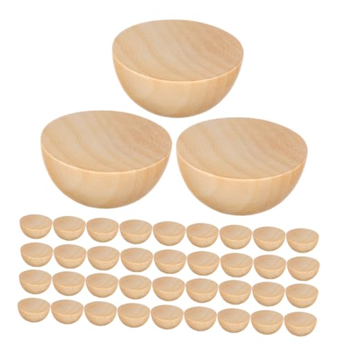 HIAKDOFT 300 Stück Unfertige Halbkugel Holzperlen zum Bemalen Natürliche Halbholzperlen für DIY Bastelbedarf Vielseitige Holzperlen für Dekoration Handwerk und Kreative Projekte HIAKDOFT 300 Stück Unfertige Halbkugel Holzperlen zum Bemalen Natürliche Halbholzperlen für DIY Bastelbedarf Vielseitige Holzperlen für Dekoration Handwerk und Kreative Projekte von HIAKDOFT