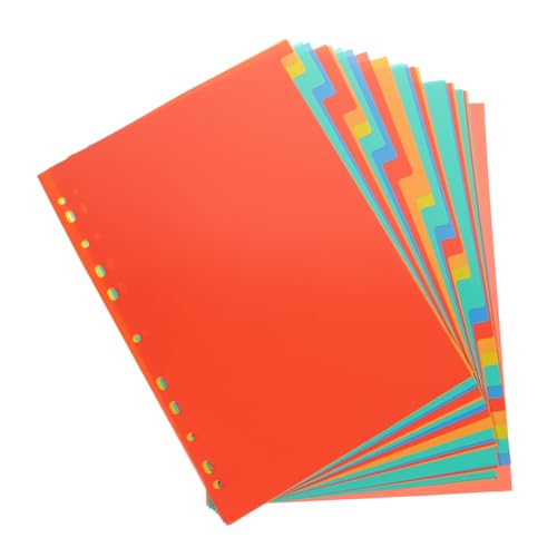 HIAKDOFT 31 Blatt Teiliges Bunte Registerblätter aus Robustem mit Langlebige Trennblätter mit Beschreibbaren Tabs für Ordner Schule Büro Hausaufgabenmappe Sortiermappe Geeignet HIAKDOFT 31 Blatt Teiliges Bunte Registerblätter aus Robustem mit Langlebige Trennblätter mit Beschreibbaren Tabs für Ordner Schule Büro Hausaufgabenmappe Sortiermappe Geeignet von HIAKDOFT