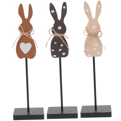 HIAKDOFT 3stücke Teiliges Holz-osterhasen Deko Frühlingshafte Tischdekoration Aus Holz Für Ostern Perfekter Blickfang Für Zuhause Büro Und Gastronomie HIAKDOFT 3stücke Teiliges Holz-osterhasen Deko Frühlingshafte Tischdekoration Aus Holz Für Ostern Perfekter Blickfang Für Zuhause Büro Und Gastronomie von HIAKDOFT