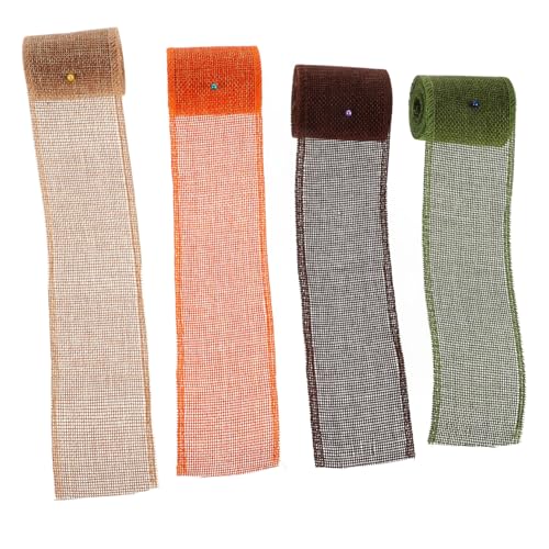 HIAKDOFT 4 Rollen Dekoratives Band Rosa Band Zum Verpacken Bunt Weihnachtshandwerk Breites Drahtiges Weihnachtsband Blau Dekoration Leinen Bänder Zum Verpacken Zum Basteln Satin Weiß HIAKDOFT 4 Rollen Dekoratives Band Rosa Band Zum Verpacken Bunt Weihnachtshandwerk Breites Drahtiges Weihnachtsband Blau Dekoration Leinen Bänder Zum Verpacken Zum Basteln Satin Weiß von HIAKDOFT