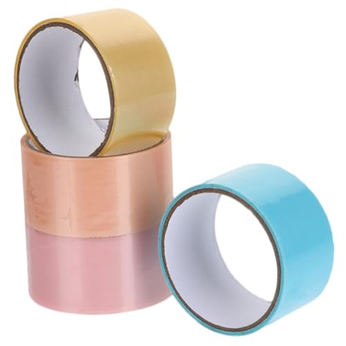 HIAKDOFT 4 Rollen Farbiges Klebeband mit Klebrigen Bällen Breit Langlebiges Kunststoffmaterial Einfach zu Bedienen Originelles DIY spaßspielzeug für Stressreduktion und HIAKDOFT 4 Rollen Farbiges Klebeband mit Klebrigen Bällen Breit Langlebiges Kunststoffmaterial Einfach zu Bedienen Originelles DIY spaßspielzeug für Stressreduktion und von HIAKDOFT