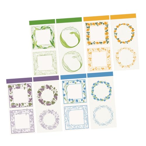 HIAKDOFT 4 Sätze Vintage Scrapbook Papier mit Dekorativen Pflanzenmotiven Vielseitiges Bastelpapier für Notizbuch Tagebuch Erinnerungsalbum Geschenkverpackung Ästhetisches HIAKDOFT 4 Sätze Vintage Scrapbook Papier mit Dekorativen Pflanzenmotiven Vielseitiges Bastelpapier für Notizbuch Tagebuch Erinnerungsalbum Geschenkverpackung Ästhetisches von HIAKDOFT