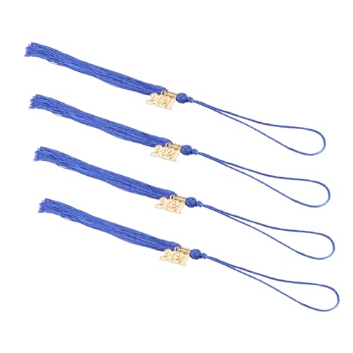 HIAKDOFT 4 Stück Doktorhut Quaste Abschluss Anhänger Blaue Polyester Tassel Abschlussfeier Zubehör Leicht zum Aufhängen Langlebig und Dekorativ für Bachelor Master Feier HIAKDOFT 4 Stück Doktorhut Quaste Abschluss Anhänger Blaue Polyester Tassel Abschlussfeier Zubehör Leicht zum Aufhängen Langlebig und Dekorativ für Bachelor Master Feier von HIAKDOFT