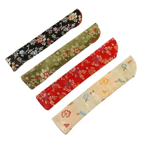 HIAKDOFT 4 Stück Japanische Fächerhülle aus Robustem Faltbare Handventilator Tasche in Rot Schwarz Gelb Grün Leicht Langlebig Tragbar für Hochzeiten Partys und Geschenkverpackung HIAKDOFT 4 Stück Japanische Fächerhülle aus Robustem Faltbare Handventilator Tasche in Rot Schwarz Gelb Grün Leicht Langlebig Tragbar für Hochzeiten Partys und Geschenkverpackung von HIAKDOFT