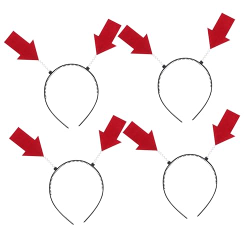 HIAKDOFT 4 Stück Lustige Haarreifen Leichte Party-haarbänder für Foto-requisiten Karneval Halloween und Konzert Komfortabel für Langes Tragen von HIAKDOFT