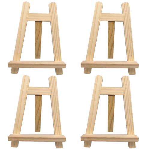 HIAKDOFT 4 Stück Mini Holz Staffelei Robuste Tischständer für Kunstwerke und Fotos für Zuhause und Geschäfte Hochwertiges Design Vielseitig Einsetzbar HIAKDOFT 4 Stück Mini Holz Staffelei Robuste Tischständer für Kunstwerke und Fotos für Zuhause und Geschäfte Hochwertiges Design Vielseitig Einsetzbar von HIAKDOFT