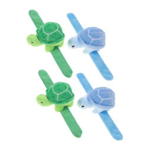 HIAKDOFT 4 Stück Niedliche Schildkröten Form Vielseitige Slap Armbänder für Partys Reisen und Alltag für Erwachsene HIAKDOFT 4 Stück Niedliche Schildkröten Form Vielseitige Slap Armbänder für Partys Reisen und Alltag für Erwachsene von HIAKDOFT