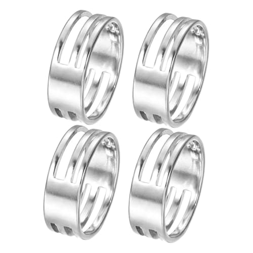 HIAKDOFT 4 Stück Ringöffner Teilig für Schmuckherstellung Präzises Öffnen und Schließen von Biegeringen für DIY Ringe Charm Verbindungen und Reparaturen Silberfarben Innendurchmesser HIAKDOFT 4 Stück Ringöffner Teilig für Schmuckherstellung Präzises Öffnen und Schließen von Biegeringen für DIY Ringe Charm Verbindungen und Reparaturen Silberfarben Innendurchmesser von HIAKDOFT