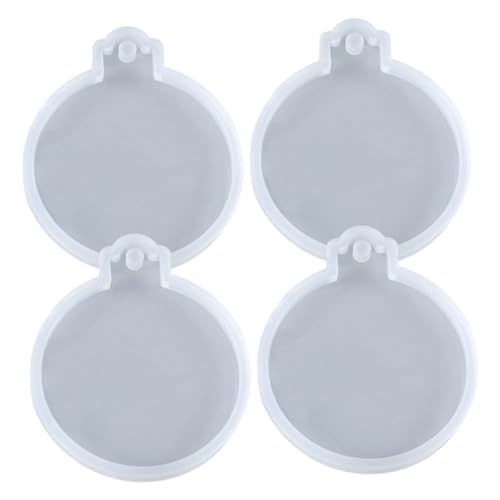 HIAKDOFT 4 Stück Teiliges DIY Silikonform Rund für Anhänger Schlüsselanhänger Weihnachtsdeko Flexibel Langlebig Bpa Frei zum Giessen von Epoxidharz und Bastelarbeiten HIAKDOFT 4 Stück Teiliges DIY Silikonform Rund für Anhänger Schlüsselanhänger Weihnachtsdeko Flexibel Langlebig Bpa Frei zum Giessen von Epoxidharz und Bastelarbeiten von HIAKDOFT