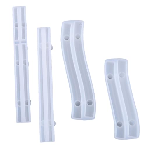 HIAKDOFT 4 Stück Teiliges DIY Silikonform Tropfenförmige Gießform Epoxidharz Moulds für Handgriff Herstellung Einfache Reinigung Kreative Bastelgeschenke für DIY Fans von HIAKDOFT