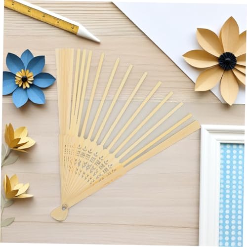HIAKDOFT 4 Stück Teiliges Faltbares Fächergerüst Japanischer Diy Handfächer Rahmen Leichtes Tragbares Faltfächer Bastelset Unvollendetes Natürliches Handfächer Reparatur Kit HIAKDOFT 4 Stück Teiliges Faltbares Fächergerüst Japanischer Diy Handfächer Rahmen Leichtes Tragbares Faltfächer Bastelset Unvollendetes Natürliches Handfächer Reparatur Kit von HIAKDOFT