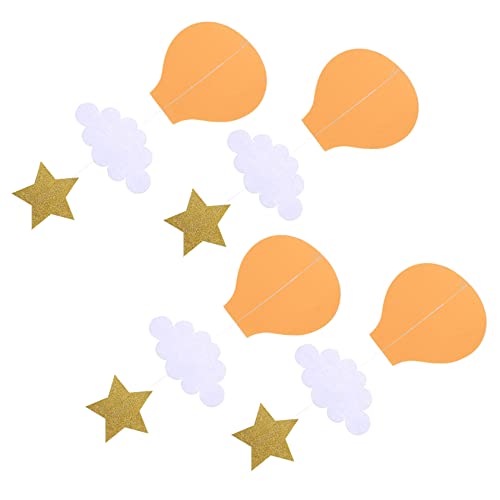 HIAKDOFT 4 Stück Teiliges Hängende Heißluftballon Deko in strahlendem Gelb Große Babyzimmer Wanddekoration für Shower Hochzeit Geburtstag Vielseitig als Fotorequisite und Festtagsornament HIAKDOFT 4 Stück Teiliges Hängende Heißluftballon Deko in strahlendem Gelb Große Babyzimmer Wanddekoration für Shower Hochzeit Geburtstag Vielseitig als Fotorequisite und Festtagsornament von HIAKDOFT
