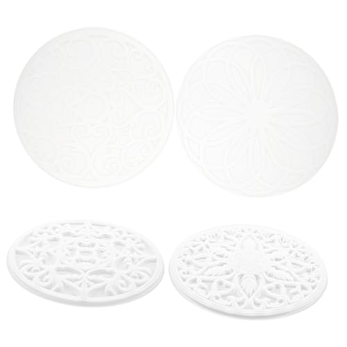 HIAKDOFT 4 Stück Teiliges Mandala Silikon Untersetzer Langlebige Epoxidharz Gießform Große Runde DIY Coaster Mold Hitzebeständig Leicht Entformbar für Handgefertigte Resin Projekte HIAKDOFT 4 Stück Teiliges Mandala Silikon Untersetzer Langlebige Epoxidharz Gießform Große Runde DIY Coaster Mold Hitzebeständig Leicht Entformbar für Handgefertigte Resin Projekte von HIAKDOFT