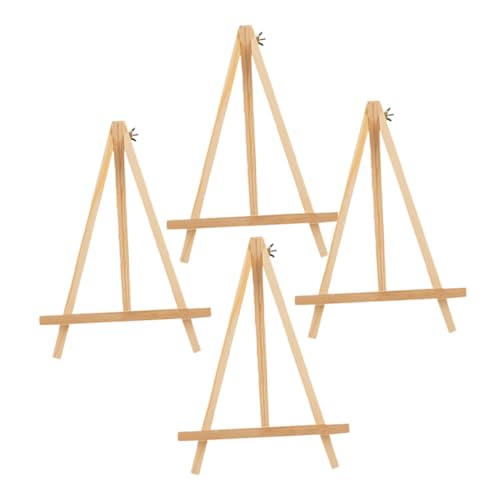 HIAKDOFT 4 Stück Teiliges Mini Holz Staffelei für Verstellbarer Dreifuß Tischaufsteller zum Malen und Präsentieren von Kunstwerken Robust und Leicht für Kunstprojekte und Ausstellungen HIAKDOFT 4 Stück Teiliges Mini Holz Staffelei für Verstellbarer Dreifuß Tischaufsteller zum Malen und Präsentieren von Kunstwerken Robust und Leicht für Kunstprojekte und Ausstellungen von HIAKDOFT