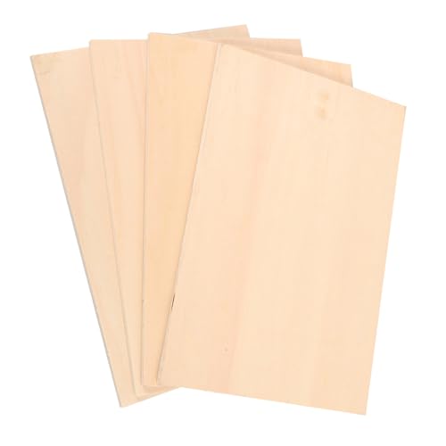 HIAKDOFT 4 Stück Teiliges Naturbelassene Holzplatten Glatte Oberfläche Langlebiges Holz für DIY Bastelprojekte Gravur Holzstücke für Handmalerei Foto requisiten und Dekoration HIAKDOFT 4 Stück Teiliges Naturbelassene Holzplatten Glatte Oberfläche Langlebiges Holz für DIY Bastelprojekte Gravur Holzstücke für Handmalerei Foto requisiten und Dekoration von HIAKDOFT