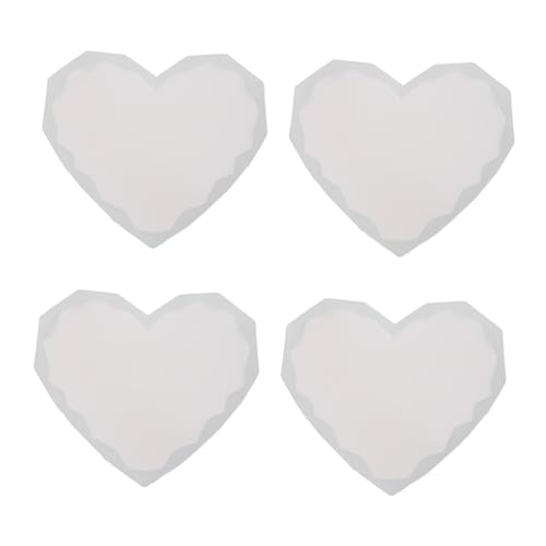 HIAKDOFT 4 Stück Teiliges Silikon Herzform für DIY Epoxidharz Gießformen Langlebige Antihaftbeschichtete Untersetzerformen Einfach zu Reinigen und Wiederverwendbar für Kreative HIAKDOFT 4 Stück Teiliges Silikon Herzform für DIY Epoxidharz Gießformen Langlebige Antihaftbeschichtete Untersetzerformen Einfach zu Reinigen und Wiederverwendbar für Kreative von HIAKDOFT