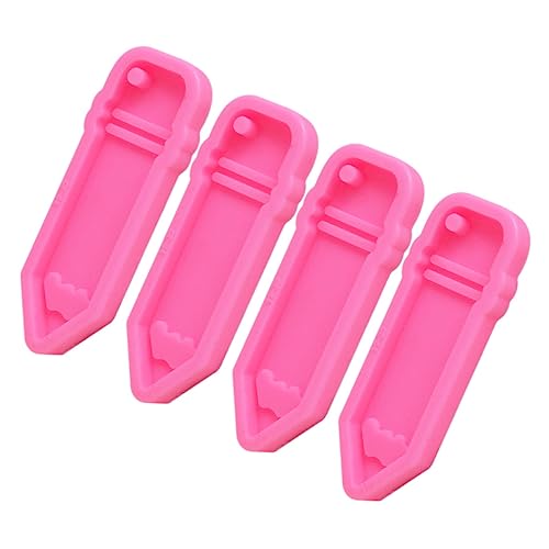 HIAKDOFT 4 Stück Teiliges Silikon Schlüsselanhänger Formset Bleistiftform Flexible Antihaftbeschichtete DIY Gießform für Schmuckherstellung Wiederverwendbar Einfache Handhabung HIAKDOFT 4 Stück Teiliges Silikon Schlüsselanhänger Formset Bleistiftform Flexible Antihaftbeschichtete DIY Gießform für Schmuckherstellung Wiederverwendbar Einfache Handhabung von HIAKDOFT