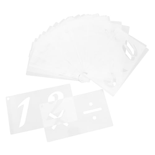 HIAKDOFT 40 Blatt Teiliges Alphabet Schablonen aus Flexiblem Wiederverwendbarem für Stoffmalerei Sprayfarbe und DIY Bastelprojekte Inklusive Buchstaben Zahlen und Symbolen Waschbar und HIAKDOFT 40 Blatt Teiliges Alphabet Schablonen aus Flexiblem Wiederverwendbarem für Stoffmalerei Sprayfarbe und DIY Bastelprojekte Inklusive Buchstaben Zahlen und Symbolen Waschbar und von HIAKDOFT