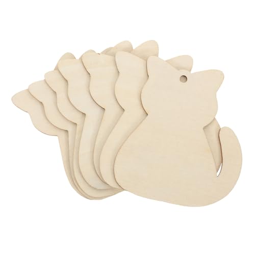 HIAKDOFT 40 Stück Holz Katzen Ausschnitte Unbemalt Robuste DIY Holzchips für Bastelprojekte Geschenkideen für Katzenliebhaber Kreative Dekoration für Zuhause und Partys HIAKDOFT 40 Stück Holz Katzen Ausschnitte Unbemalt Robuste DIY Holzchips für Bastelprojekte Geschenkideen für Katzenliebhaber Kreative Dekoration für Zuhause und Partys von HIAKDOFT