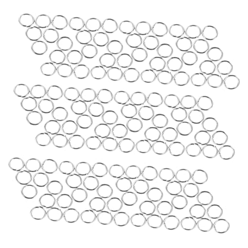 HIAKDOFT 400 Stück Schmuck Jump Ringe Weiß K Zinklegierung Offene Verbinder für Diy Schmuckherstellung Ohrringe Halsketten Armbänder Schlüsselanhänger Zubehör HIAKDOFT 400 Stück Schmuck Jump Ringe Weiß K Zinklegierung Offene Verbinder für Diy Schmuckherstellung Ohrringe Halsketten Armbänder Schlüsselanhänger Zubehör von HIAKDOFT