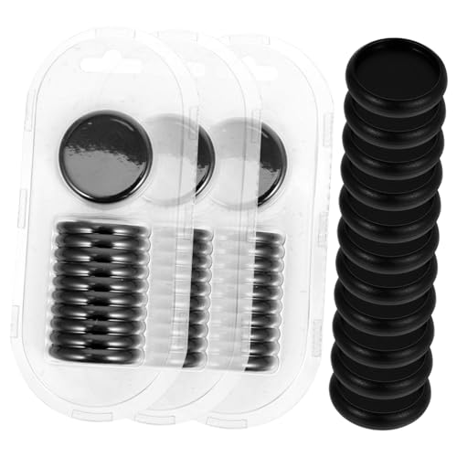 HIAKDOFT 44 Stück Teiliges Kunststoff Discbound Expansion Discs Schwarz Runde Buchbinderinge für Notizbücher und Planer Langlebig Praktisch und Vielseitig für Büro Schule und Zuhause von HIAKDOFT