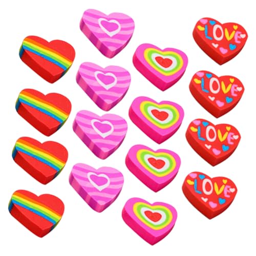 HIAKDOFT 48 Stück Teiliges Bunte Radiergummis Herzform Mini Radiergummis Umweltfreundlich Leicht Tragbar für Schule Malen Bastelzubehör Jungen Mädchen HIAKDOFT 48 Stück Teiliges Bunte Radiergummis Herzform Mini Radiergummis Umweltfreundlich Leicht Tragbar für Schule Malen Bastelzubehör Jungen Mädchen von HIAKDOFT