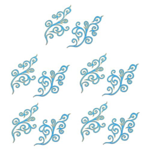 HIAKDOFT 5 Paare Wolkenförmige Barock Stickapplikationen Bügelbar Nähen Verzierung Für Hochzeitskleider Festliche Kleidung Bühnenkostüme Einfach Anzubringen Stilvolle Kleid Verzierungen HIAKDOFT 5 Paare Wolkenförmige Barock Stickapplikationen Bügelbar Nähen Verzierung Für Hochzeitskleider Festliche Kleidung Bühnenkostüme Einfach Anzubringen Stilvolle Kleid Verzierungen von HIAKDOFT