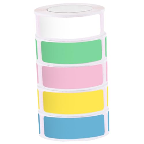HIAKDOFT 5 Rollen Farbige Selbstklebende Thermoetiketten pro Etikettenpapier Für Thermodrucker Geeignet Für Einzelhandel Büro Und Privatgebrauch HIAKDOFT 5 Rollen Farbige Selbstklebende Thermoetiketten pro Etikettenpapier Für Thermodrucker Geeignet Für Einzelhandel Büro Und Privatgebrauch von HIAKDOFT