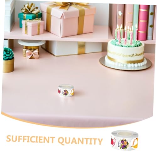 HIAKDOFT 5 Rollen Fruchtaufkleber Selbstklebend mit Niedlichen Obstmotiven Runde Lebensmittel Etiketten für Kühlschrank Wasserflasche Diy Bastelaufkleber Vielseitige Lebensmittel Sticker HIAKDOFT 5 Rollen Fruchtaufkleber Selbstklebend mit Niedlichen Obstmotiven Runde Lebensmittel Etiketten für Kühlschrank Wasserflasche Diy Bastelaufkleber Vielseitige Lebensmittel Sticker von HIAKDOFT