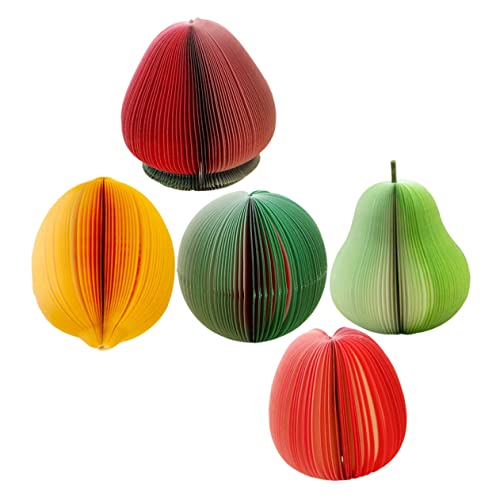 HIAKDOFT 5 Stück Obst Memo Sticker Selbstklebende Kompakte Notizzettel mit Süßen Früchtemotiven Wassermelone Apfel Erdbeere Zitrone Birne Praktische Haftnotizen für Schule und Büro HIAKDOFT 5 Stück Obst Memo Sticker Selbstklebende Kompakte Notizzettel mit Süßen Früchtemotiven Wassermelone Apfel Erdbeere Zitrone Birne Praktische Haftnotizen für Schule und Büro von HIAKDOFT