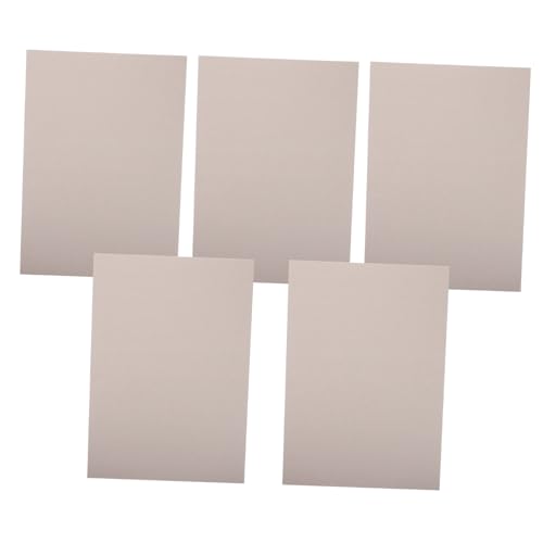 HIAKDOFT 5 Stück Teiliges DIY Graupappe Doppelseitig Verwendbar Stabile Bastelkarte für Kinderhandwerk Zeichnen und Verpackung Robustes Papiermaterial für Langlebige Kreativprojekte von HIAKDOFT