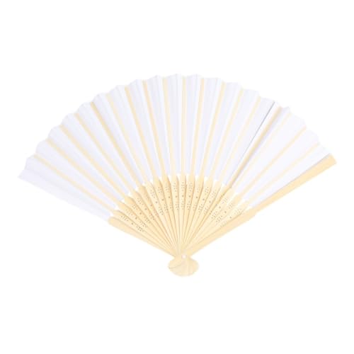 HIAKDOFT 5 Stück Teiliges Weißer Faltbarer Handfächer Blanko Chinesischer DIY Fächer zum Bemalen für Geschenkidee für Party und Malspaß Dekorationsfächer HIAKDOFT 5 Stück Teiliges Weißer Faltbarer Handfächer Blanko Chinesischer DIY Fächer zum Bemalen für Geschenkidee für Party und Malspaß Dekorationsfächer von HIAKDOFT