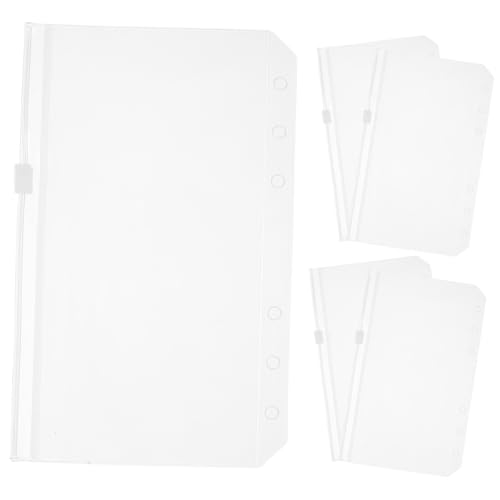 HIAKDOFT 5 Stück Transparente Reißverschluss Binder Taschen mit Löchern Wiederverwendbare PVC Dokumentenbeutel für Lose Notizbücher Fotos und Postkarten Schützende Ordnertaschen HIAKDOFT 5 Stück Transparente Reißverschluss Binder Taschen mit Löchern Wiederverwendbare PVC Dokumentenbeutel für Lose Notizbücher Fotos und Postkarten Schützende Ordnertaschen von HIAKDOFT