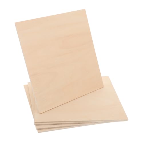 HIAKDOFT 5 Stück Unlackierte Lindenholz sperrholzplatte Dünne Holzplatten zum Basteln Gravieren und Pyrografie für DIY Handwerk Modellbau und Holzarbeiten HIAKDOFT 5 Stück Unlackierte Lindenholz sperrholzplatte Dünne Holzplatten zum Basteln Gravieren und Pyrografie für DIY Handwerk Modellbau und Holzarbeiten von HIAKDOFT