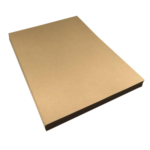 HIAKDOFT 50 Blatt Blanko Kraftpapier Vintage Schreibpapier Retro Briefpapier für DIY Letter Sets Basteln Geschenkpapier Geeignet von HIAKDOFT