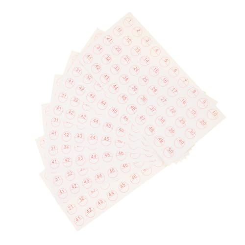 HIAKDOFT 50 Blatt Selbstklebende Etiketten Aufkleber Zahlenaufkleber DIY Aufkleber für Aufbewahrungsboxen und Haushaltsgegenstände Beschreibbar Vielseitig Einsetzbar Papiermaterial HIAKDOFT 50 Blatt Selbstklebende Etiketten Aufkleber Zahlenaufkleber DIY Aufkleber für Aufbewahrungsboxen und Haushaltsgegenstände Beschreibbar Vielseitig Einsetzbar Papiermaterial von HIAKDOFT