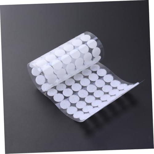 HIAKDOFT 50 Paare Rund Selbstklebende Klettpunkte Weiß Doppelseitige Klebepads Stark Haftend Wasserdichtes Klettband für DIY Polyester Nylon Material Vielseitig und Langlebig HIAKDOFT 50 Paare Rund Selbstklebende Klettpunkte Weiß Doppelseitige Klebepads Stark Haftend Wasserdichtes Klettband für DIY Polyester Nylon Material Vielseitig und Langlebig von HIAKDOFT