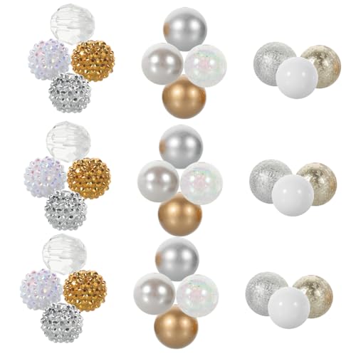 HIAKDOFT 50 Stück Acryl Perlen mit Großen Löchern Bunte DIY Schmuckperlen zum Auffädeln für Armband Halskette Basteln und Raumdekoration HIAKDOFT 50 Stück Acryl Perlen mit Großen Löchern Bunte DIY Schmuckperlen zum Auffädeln für Armband Halskette Basteln und Raumdekoration von HIAKDOFT