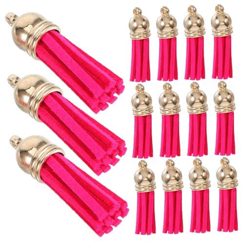 HIAKDOFT 50 Stück Bunte PU Leder Mini Quasten Anhänger für DIY Schmuck Basteln Schlüsselanhänger Taschen Charms Handgefertigt Langlebig Modisch HIAKDOFT 50 Stück Bunte PU Leder Mini Quasten Anhänger für DIY Schmuck Basteln Schlüsselanhänger Taschen Charms Handgefertigt Langlebig Modisch von HIAKDOFT