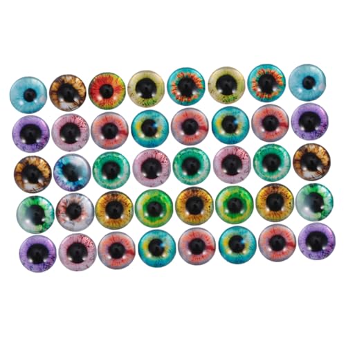 HIAKDOFT 50 Stück Glas Patches Halbkuppel mit Augenmotiv DIY Schmuck Zubehör Langlebige Glas Cabochons für Bastelprojekte Vielseitig Einsetzbar für Ohrringe und Dekoration HIAKDOFT 50 Stück Glas Patches Halbkuppel mit Augenmotiv DIY Schmuck Zubehör Langlebige Glas Cabochons für Bastelprojekte Vielseitig Einsetzbar für Ohrringe und Dekoration von HIAKDOFT