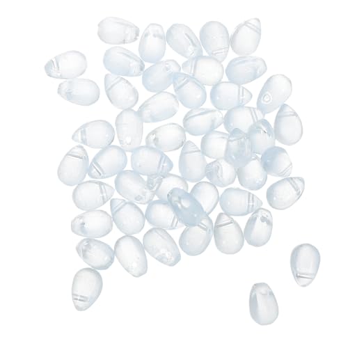 HIAKDOFT 50 Stück Glasperlen Tropfenform mit Querloch in Amethystfarben für DIY Schmuckherstellung Hanfu Kleidung Traditionelle Haar Armband accessoires HIAKDOFT 50 Stück Glasperlen Tropfenform mit Querloch in Amethystfarben für DIY Schmuckherstellung Hanfu Kleidung Traditionelle Haar Armband accessoires von HIAKDOFT