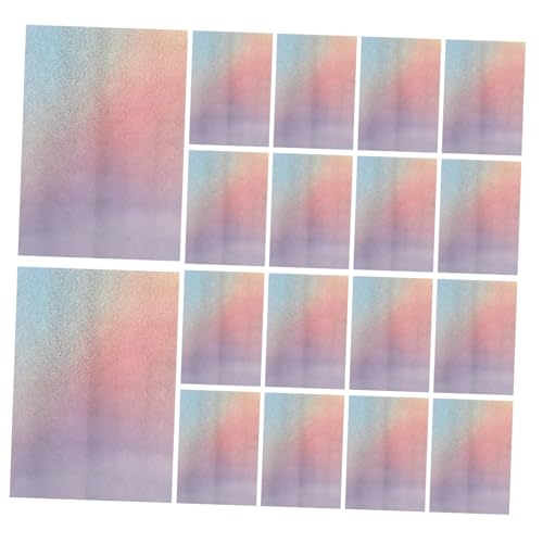 HIAKDOFT 50 Stück Irideszierendes Origami Papier M² Holografisches Spiegelkarton Mustern Stabil Vielseitig Bedruckbar für Kreative DIY Grußkarten Bastelprojekte Kunst Scrapbooking von HIAKDOFT
