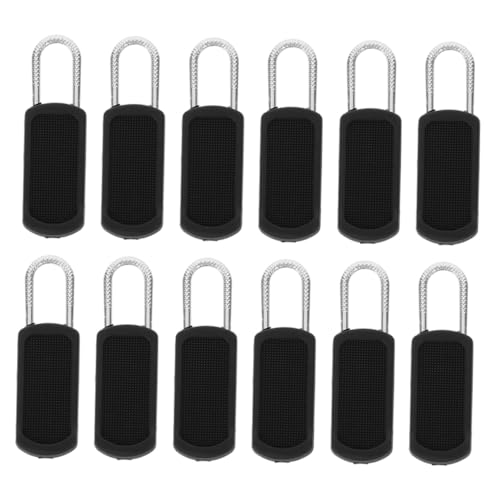 HIAKDOFT 50 Stück Metall Zipper Puller Ersatz Abnehmbarer Reißverschluss Kopf für Jacken Koffer Rucksack Taschen Schnell Ersatz Zipper Reparatur Robust und Vielseitig von HIAKDOFT