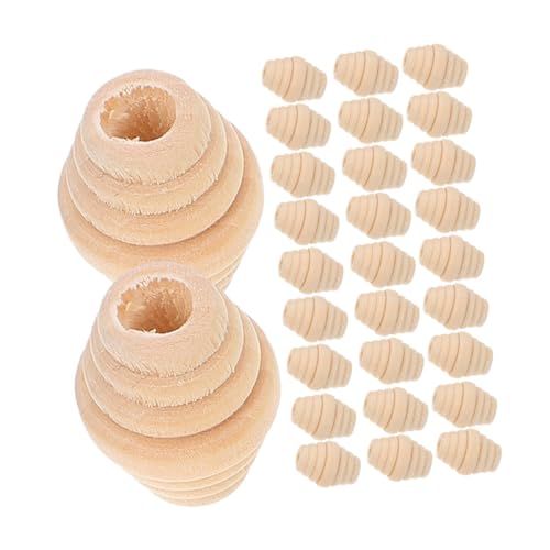 HIAKDOFT 50 Stück Ovale Holzperlen Natürliche Spacer Beads für DIY Schmuckherstellung Bastelperlen Zubehör Armbänder Halsketten Kinderhandwerk HIAKDOFT 50 Stück Ovale Holzperlen Natürliche Spacer Beads für DIY Schmuckherstellung Bastelperlen Zubehör Armbänder Halsketten Kinderhandwerk von HIAKDOFT