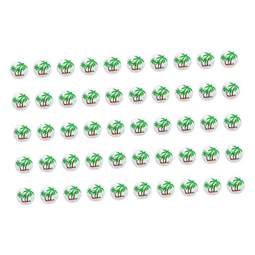 HIAKDOFT 50 Stück Teiliges Hawaii Party Holzperlen zum Basteln Glatte Oberfläche ohne Splitter für DIY Armbänder Halsketten und Handgefertigte Schmuckaccessoires HIAKDOFT 50 Stück Teiliges Hawaii Party Holzperlen zum Basteln Glatte Oberfläche ohne Splitter für DIY Armbänder Halsketten und Handgefertigte Schmuckaccessoires von HIAKDOFT