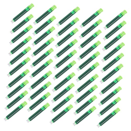 HIAKDOFT 50 Stück Übungs füllfederhalter Tintenbeutel Nachfüllpatronen Ergonomisches Design Installieren Wiederbefüllbar Geeignet für Schüler und Büro Praktische Tintenzufuhr HIAKDOFT 50 Stück Übungs füllfederhalter Tintenbeutel Nachfüllpatronen Ergonomisches Design Installieren Wiederbefüllbar Geeignet für Schüler und Büro Praktische Tintenzufuhr von HIAKDOFT