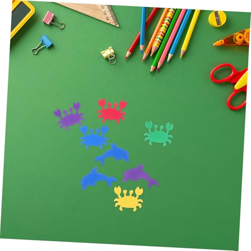HIAKDOFT 500 Stück Bunte Eva Schaumstoff Meerestiere Sticker Selbstklebend für DIY Basteln Scrapbooking Klassenzimmer Dekoration Unterwasser Thema Fördert Kreativität und Feinmotorik HIAKDOFT 500 Stück Bunte Eva Schaumstoff Meerestiere Sticker Selbstklebend für DIY Basteln Scrapbooking Klassenzimmer Dekoration Unterwasser Thema Fördert Kreativität und Feinmotorik von HIAKDOFT